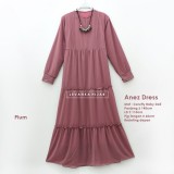 Anez-001 Anez Dress - Gamis Polos Ceruti Babydoll